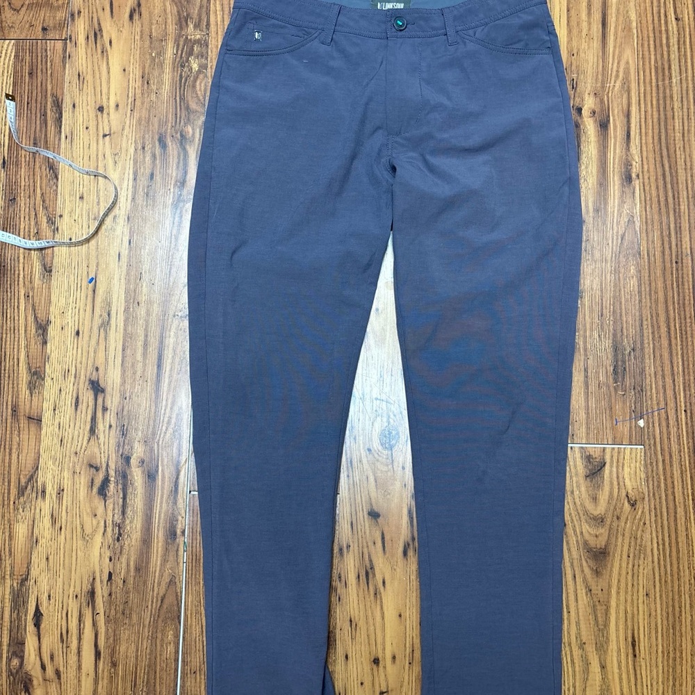 Women's Linksoul Charcoal Size 31 Long Golf Pants With Stretch